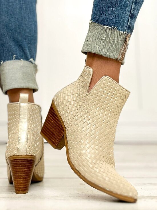 Corkys Shoes - Corkys Come and Get It Bootie | Gold Metallic